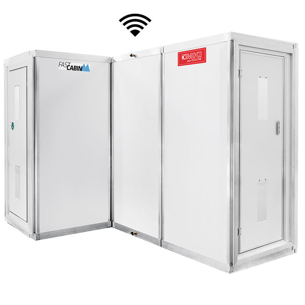 Bild 1 MKI REDLINE Personalschleuse 4 Kammer V2 Alu / Kunststoff mit automatischer Dusche Bild 1 MKI REDLINE Personalschleuse 4 Kammer V2 Alu / Kunststoff mit automatischer Dusche